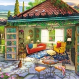 Puzzle Ravensburger Tuscan Oasis 1000 pezzi