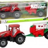 Trattore con irroratore rosso – set per piccoli agricoltori