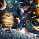Puzzle Astronauta nello spazio 60 pezzi