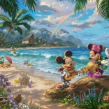 Puzzle Minnie e Topolino alle Hawaii 1000 pezzi