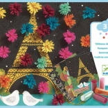 collage con frange colorate Djeco