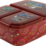 porta pranzo per bambini con 3 scomparti HARRY POTTER, rosso
