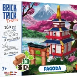 Set di costruzione in mattoni pagoda M 160 pezzi TREFL BRICK TRICK