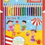 STABILO Trio forti set 18 pastelli