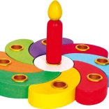 Fiorellino di compleanno in legno small foot