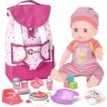 Set tata reale Wopie, bambola neonata con accessori
