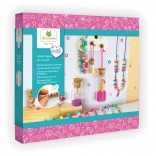 Creazione di gioielli – gioielli arcobaleno con perline Heishi e mini boccette