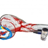 set da badminton con volani in custodia