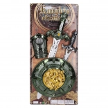 Set da cavaliere con spada medievale