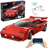 Set di costruzione CaDA RC auto sportiva Red Shadow 1:20, 328 pezzi