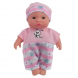 Bambola bebè rosa 18 cm
