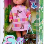 Bambola Evi Love a passeggio con i cuccioli