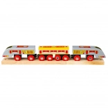 Treno Bigjigs Rail Eurostar con binari