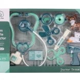 Set veterinario con cagnolino e gattino a batterie