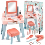 toeletta per bambini con sgabello e accessori 11 pz ECOIFFIER Mademoiselle