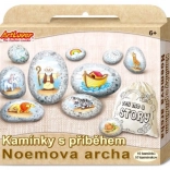 Sassolini con storia Arca di Noè ARTLOVER