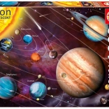 Puzzle 1000 pezzi Sistema solare neon