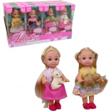 Bambola con cagnolino 11 cm