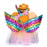 Set di carnevale unicorno con ali e gonna