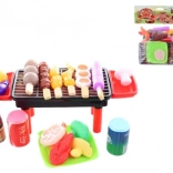 Set di cibo con barbecue per bambini