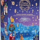 Calendario dell'avvento Gibsons puzzle Preferiti delle feste per 24 giorni