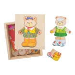 Puzzle da vestire Signora Orsetta BIGJIGS TOYS