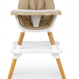 Sedia per la pappa 2 in 1 Malmo beige