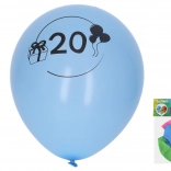 Palloncini gonfiabili 30 cm con numero 20 – set da 5 pz