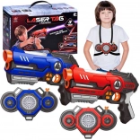 Set laser tag per 2 giocatori con gilet e effetti luminosi – CZ/NI