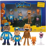 Set di figurine DOG MAN – 5 mini personaggi da collezione 3–8 cm