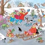Jumbo Puzzle Jan van Haasteren Junior: Pattinaggio 240 pezzi