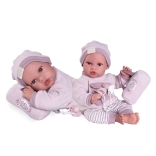 Bambola Realistica Erika con corpo di stoffa morbida 42 cm