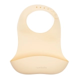 Bavaglino in silicone New Baby beige 28 cm
