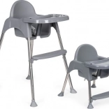 seggiolone per bambini 2 in 1 con vassoio e cinture ECOTOYS