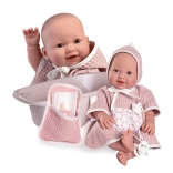 Bambola neonato realistica che fa pipì e chiude gli occhi con corpo in vinile intero