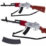 Fucile giocattolo realistico con tracolla e suoni