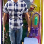 Barbie Ken campeggio – bambola con accessori