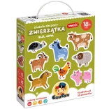 CzuCzu puzzle a coppie – animaletti della fattoria (18+ mesi)