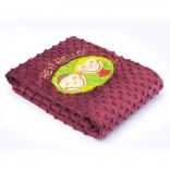 Copertina per bambini double-face Sensillo Hey Hello 75 × 100 cm