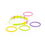 Set per piccole vanitose - cerchietto e braccialetti