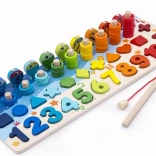 gioco in legno pesca dei pesciolini – imparare a contare