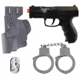 Set militare di pistole di plastica a inerzia con accessori