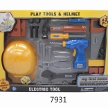 Set di attrezzi per bambini con casco, 42 pz