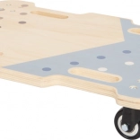 Tavola di equilibrio in legno su ruote Adventure