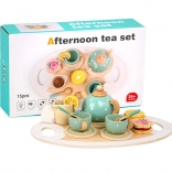 set da tè in legno per bambini