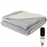 Coperta elettrica riscaldata CozyHeat 160 W, grigia