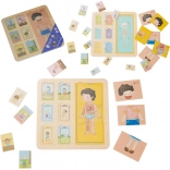 Puzzle didattico in legno del corpo umano per bambini - Classic World